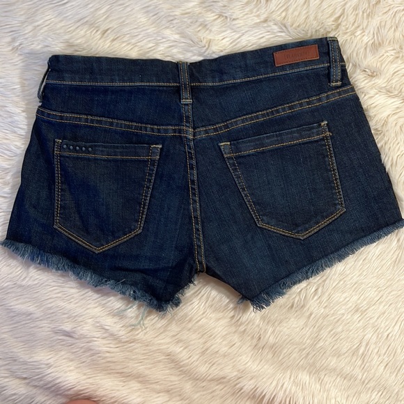 Blank NYC Little Queenie Denim Shorts with Frayed Hem, size 26 - Picture 2 of 7